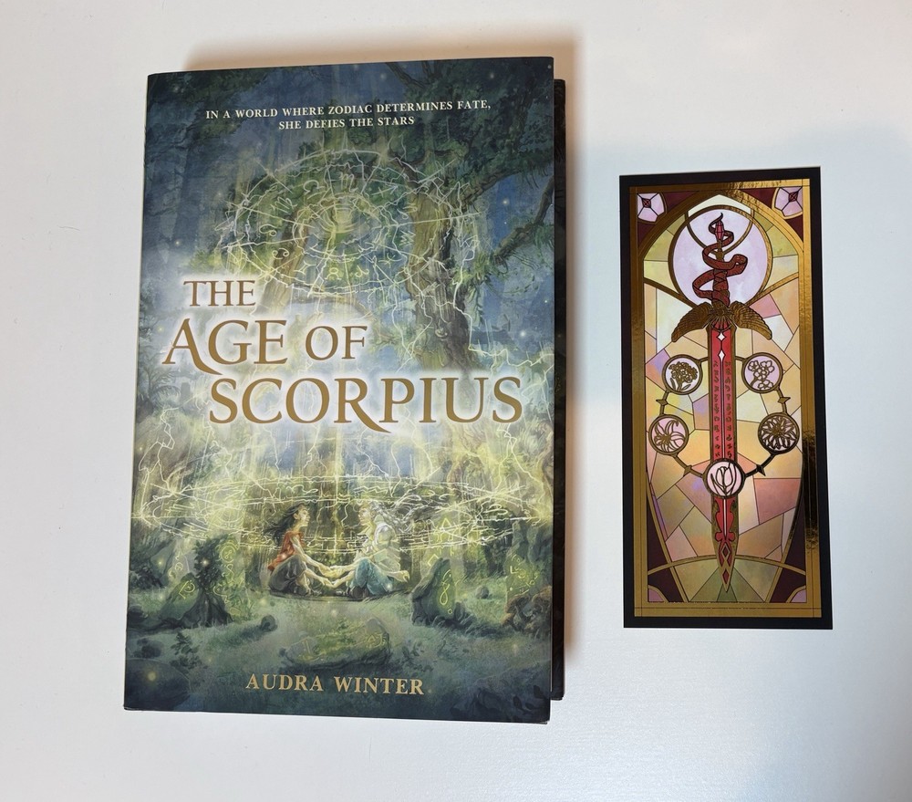 SIGNED Age Of Scorpius Audra Winter 1st Printing Ltd Ed World Of Guardian Bookmk