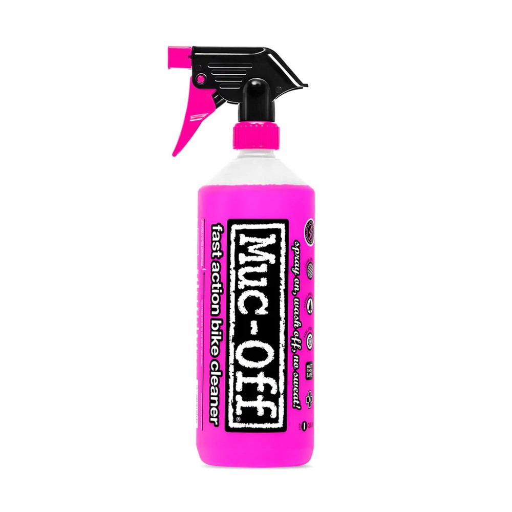 Muc-Off Nano Tech Bike Cleaner: 1L Spray Bottle Safe On All Parts And Surfaces