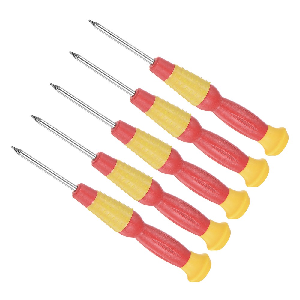 5pcs Small Torx T2 Screwdriver Set 120mm with Anti-Slip Grip