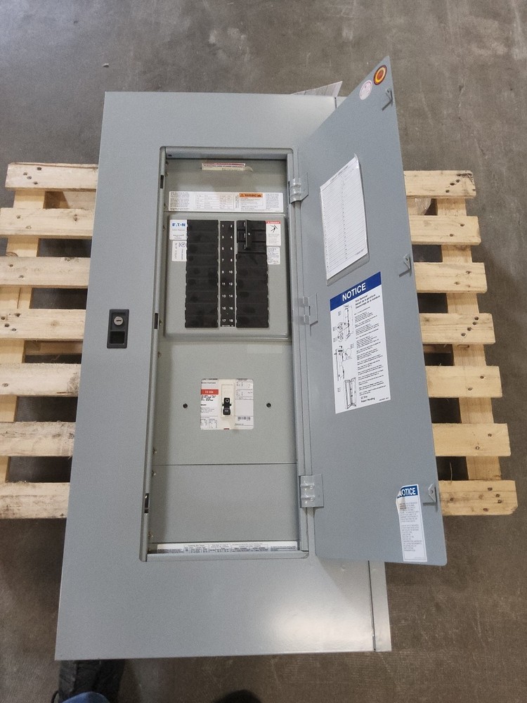 Eaton/Cutler Hammer Panel PRL1A 18 space 240V 3PH 3W 150A Main Breaker