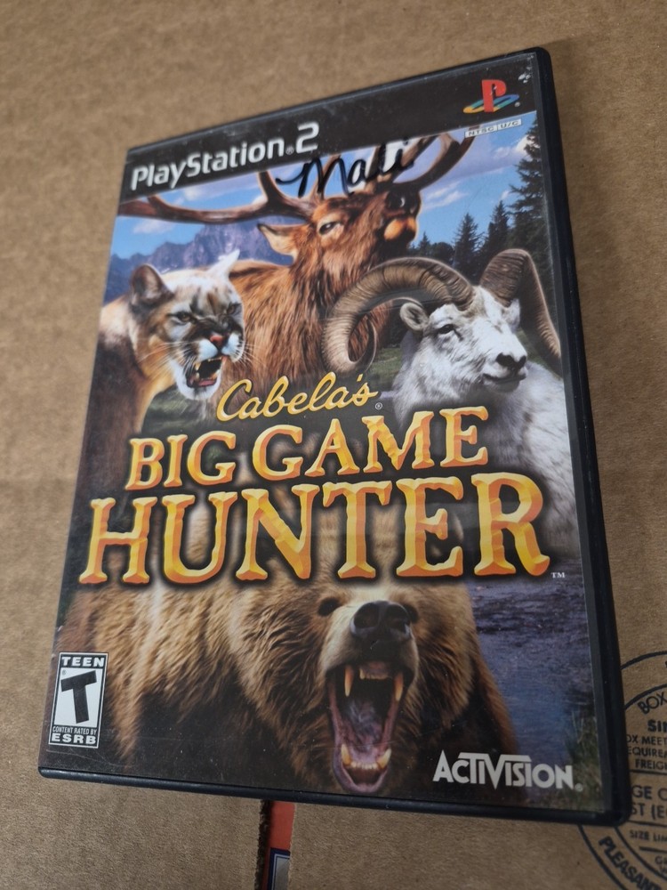 PS2 Cabela's Big Game Hunter (Sony Playstation 2, 2007) Complete W/ Manual