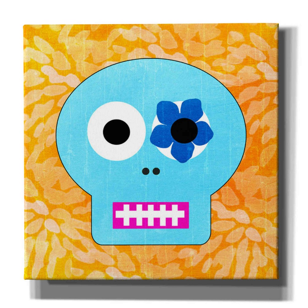 Epic Graffiti Day Of The Dead III by Linda Woods Giclee Canvas Wall Art