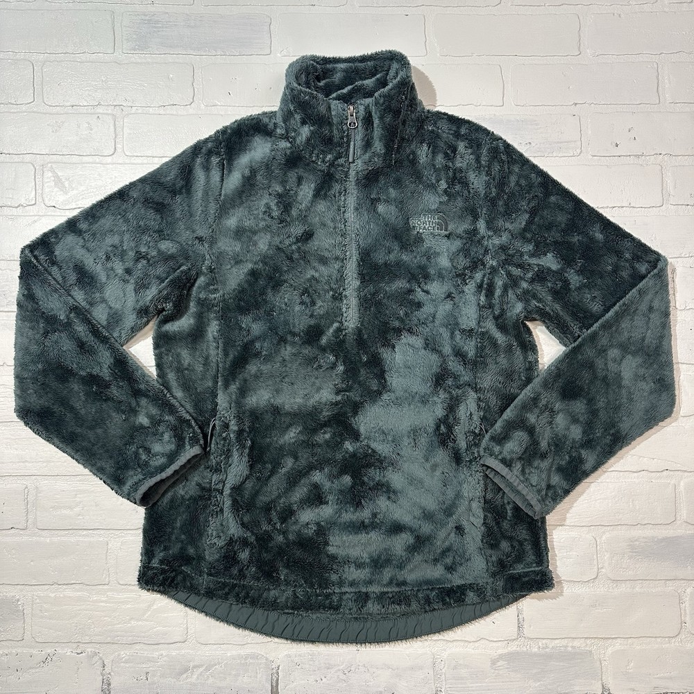 North Face Womens M Teddy Fleece Full Zip Jacket Osito Sweater  