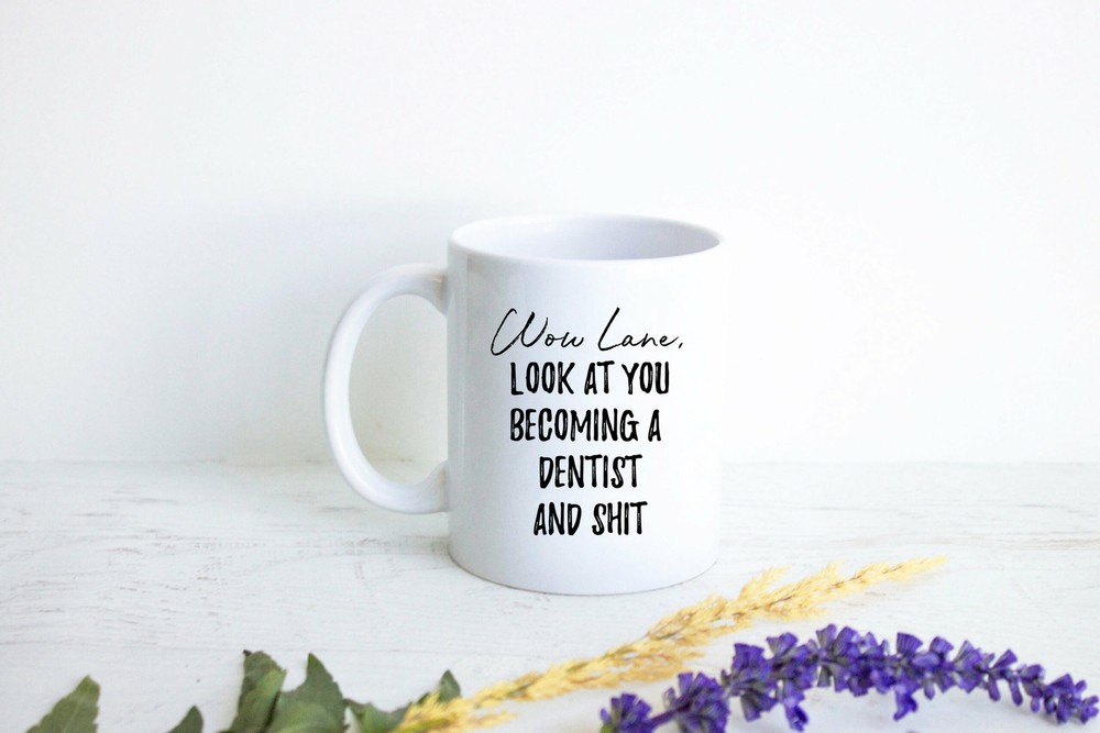 Personalized New Dentist Gift Funny Dentist Mug Gift For Dentist Custom Dentist