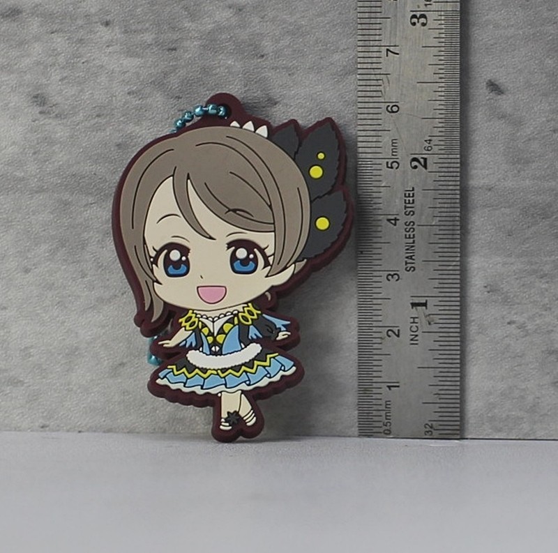 Bandai Love Live! Sunshine!! You Watanabe Rubber Mascot Figure Keychain