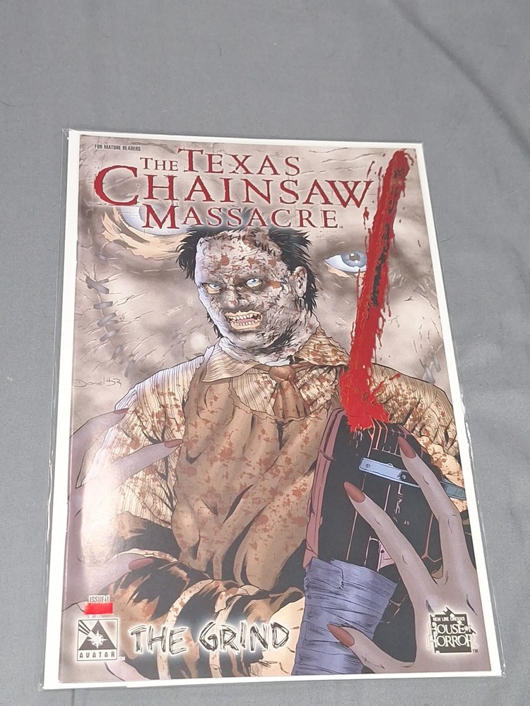 LIMITED TO 1000 TEXAS CHAINSAW MASSACRE THE GRIND#1 RED FOIL COVER WITH COA NM