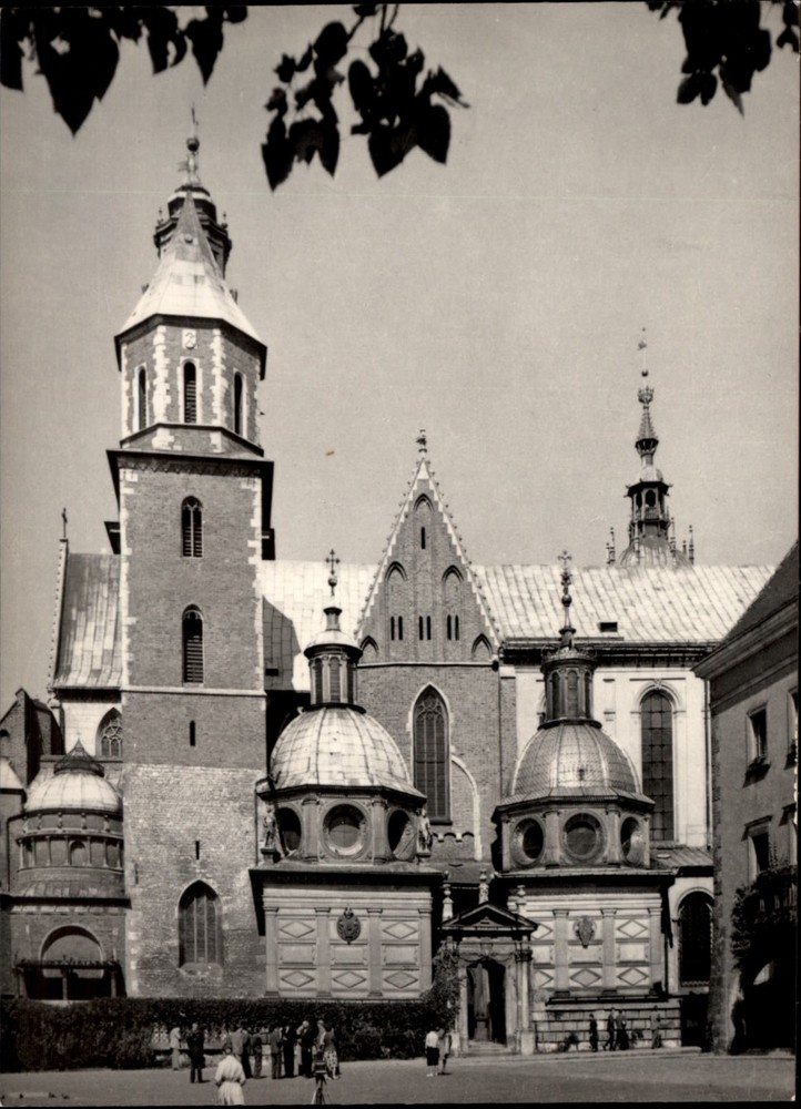 RPPC Wawel Cathedral Krakow Poland vintage postcard q299