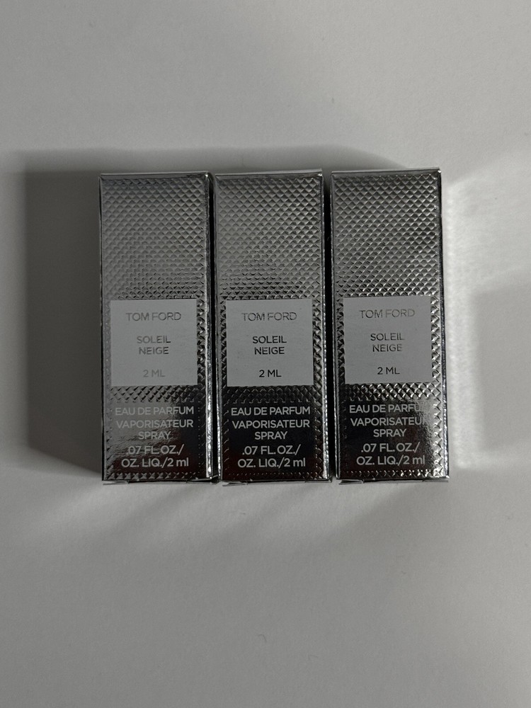 Tom Ford SOLIEL NEIGE 3x Eau De Parfum Spray - 0.07 oz / 2 ml (Sample Size)
