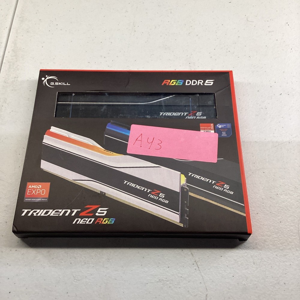 G.Skill Trident Z5 Neo RGB Series 32GB DDR5-6000 PC5-48000 CL30 Dual Channel...
