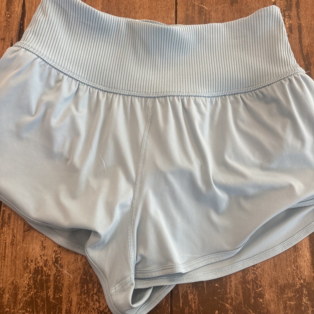 Free People Women's Game Time Shorts Light blue Size M