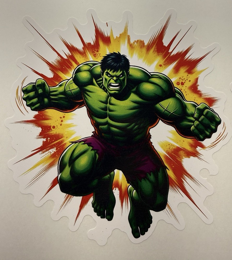 Incredible Hulk Regular  Vinyl Decal