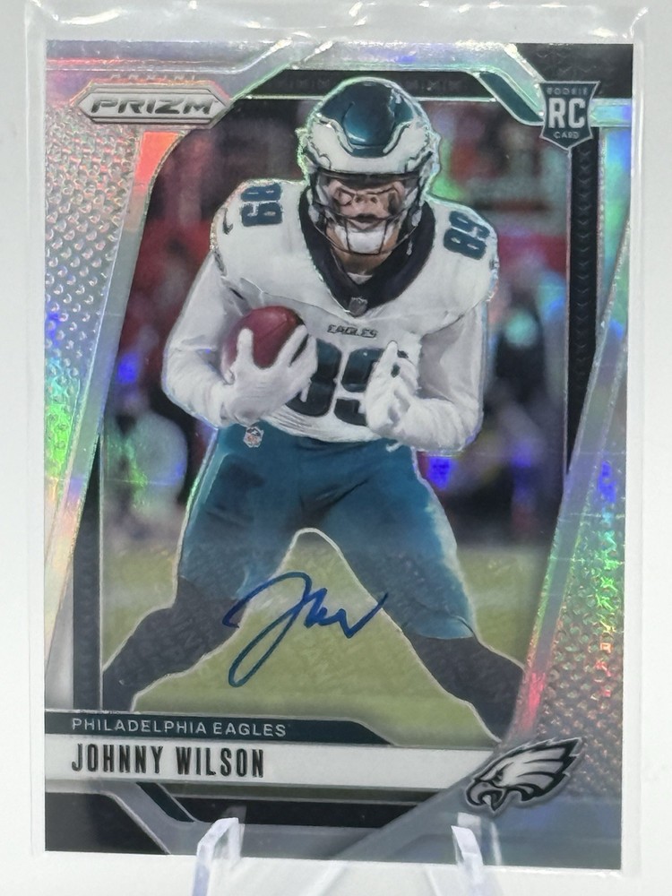 2024 Prizm - Johnny Wilson Silver Rookies Prizm Autographs #355 (AU,RC)