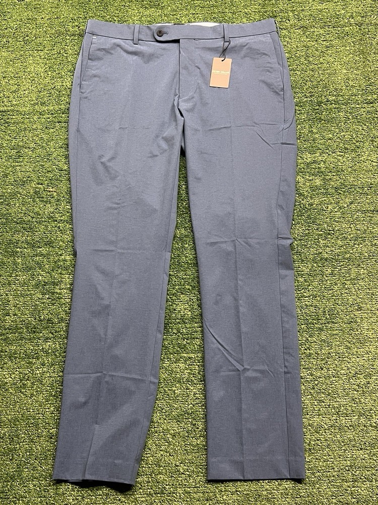 Peter Millar Men's 36x32 Surge Performance Pants Ocean Blue Crown Crafted