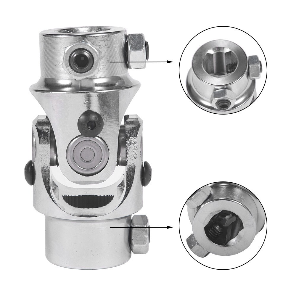 New 3/4-36 Spline 3/4 DD U-Joint For Chevy Ford Universal Steering Shaft Coupler