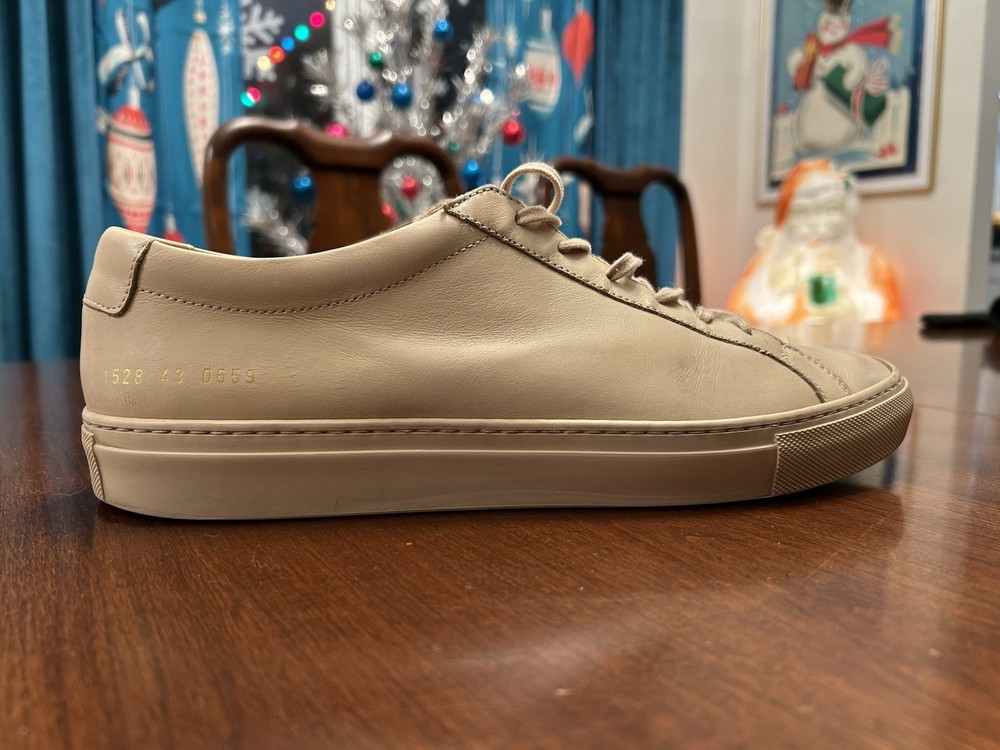 Common Projects Men's Achilles Sneaker Shoes - Nude Size EU 43/US 10-image