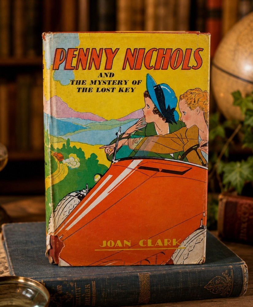 Vintage Penny Nichols Mystery of the Lost Key HC DJ 1936 Goldsmith