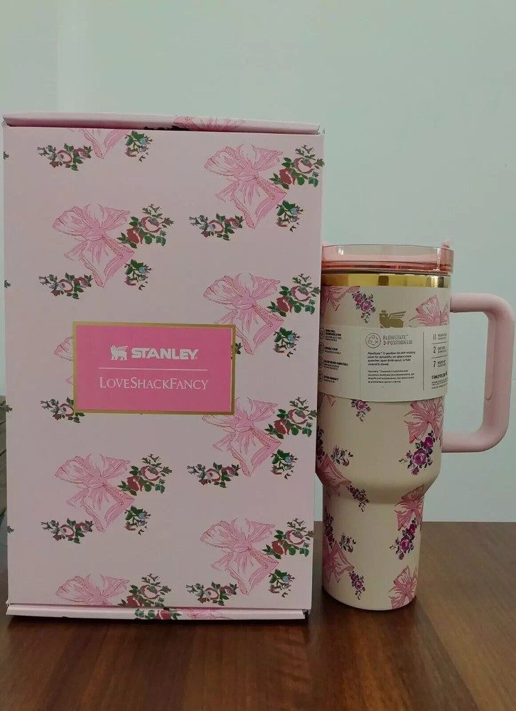 Love Shack Fancy x Stanley 40oz Flowstate Tumbler with Gift Box