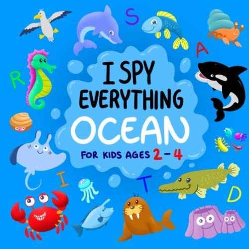 I Spy Everything Ocean - Paperback, by Toddlers Coloring Books - Acceptable n