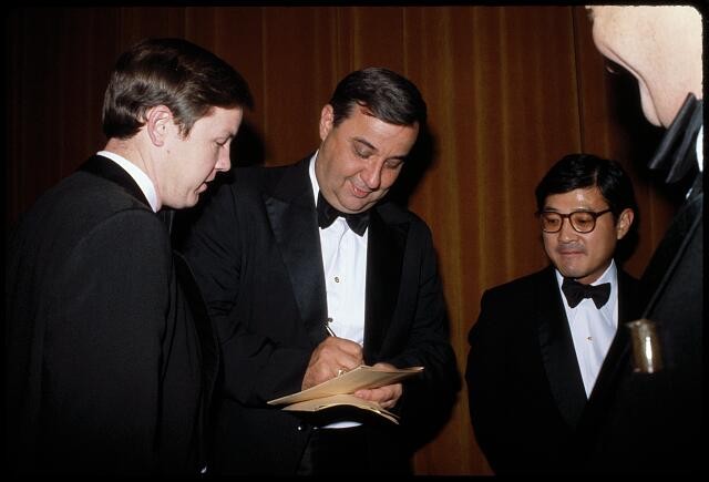 Photo:New York City NY Bert Lance 1977 Waldorf Astoria men in tuxedos