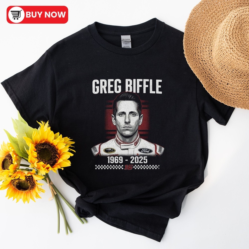 R.I.P 16 Greg Biffle Shirt, Greg Biffle 1969-2025 TShirt, S-5XL