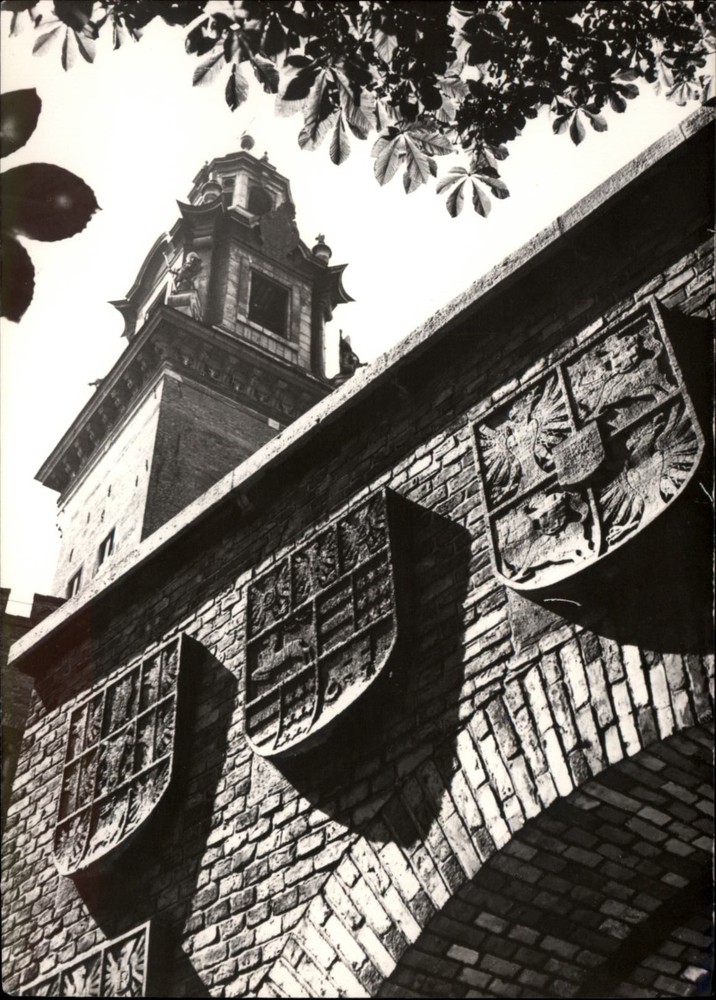 RPPC Wawel Krakow Gate Tower vintage postcard h390