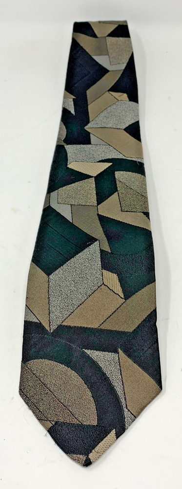 TownCraft Multicolor Geometric Tie 100% Polyester
