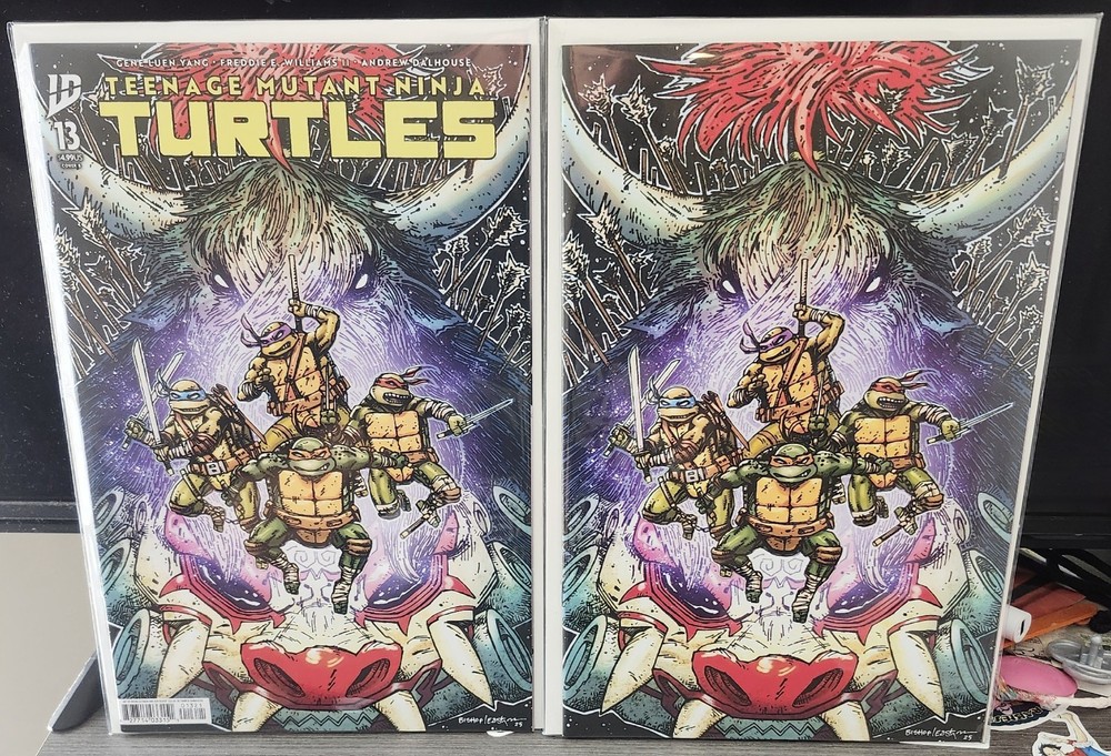TMNT blind Bag 1:25 Variant and Trade by Kevin Eastman & Ben Bishop Set 2 Books