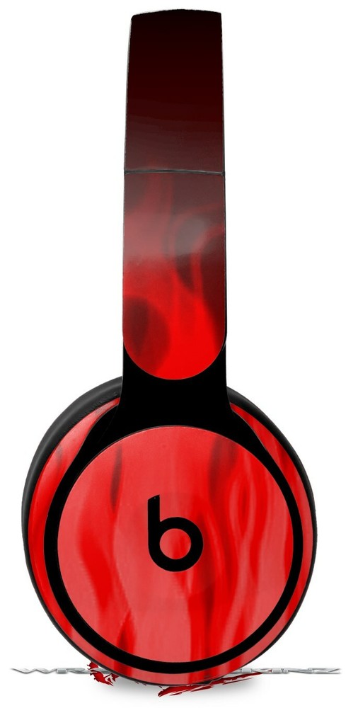 Skin for Beats Solo Pro Fire Red BEATS NOT INCLUDED