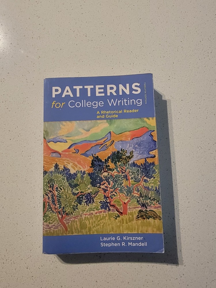 Patterns for College Writing 12th Ed Paperback Kirszner & Mandell