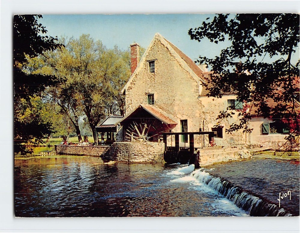 Postcard Auberge du Moulin de Jarcy Varennes Jarcy France