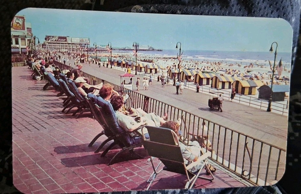 Boardwalk & Beach From Marlborough-Blenheim Atlantic City NJ USA