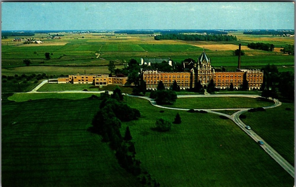 Vintage St. Charles Seminary Carthagena Ohio Postcard