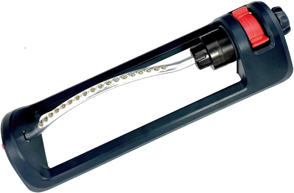 Lawn Sprinkler, 18 Brass Nozzles Garden Water Oscillating Sprinkler for Yard Cov