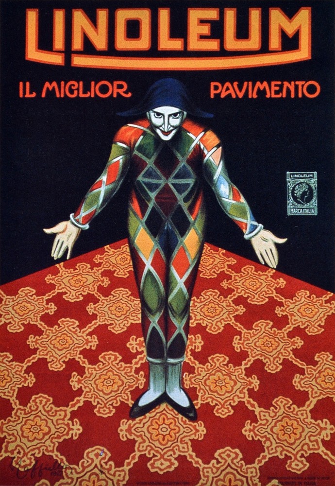 linoleum il miglior pavimento Ad Decor Poster. Home Graphic Art Design. 3954