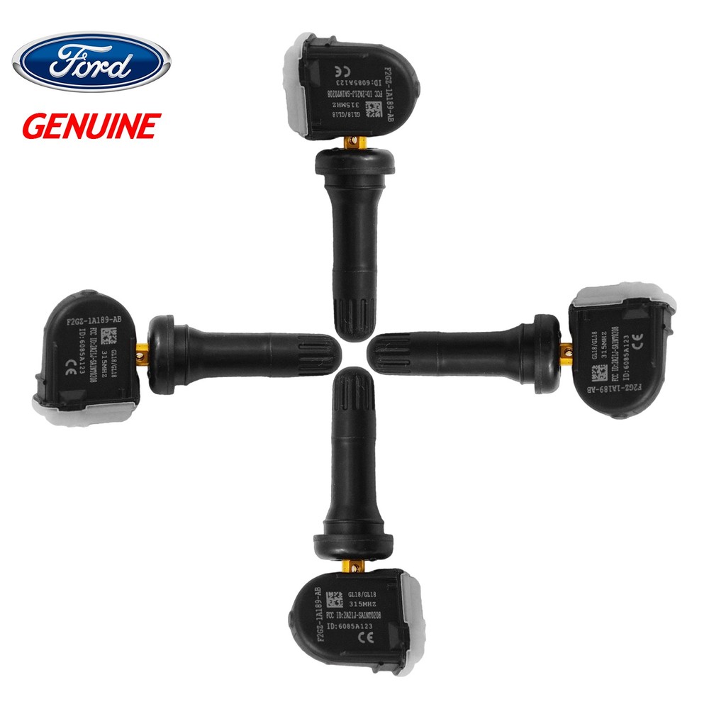 4x OEM Genuine Ford TPMS Tire Pressure Monitoring Sensor FR3Z-1A189-A