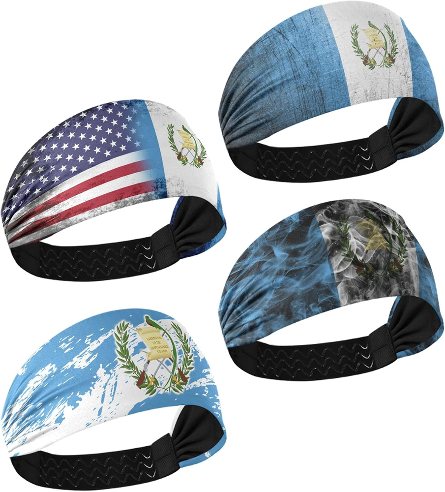 Elastic Sports Sweatband Headband for Men and Women - Workout Hair Band