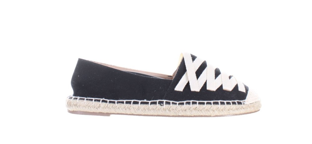 Yoki Womens Leia Black Espadrilles Size 8 (7706974)