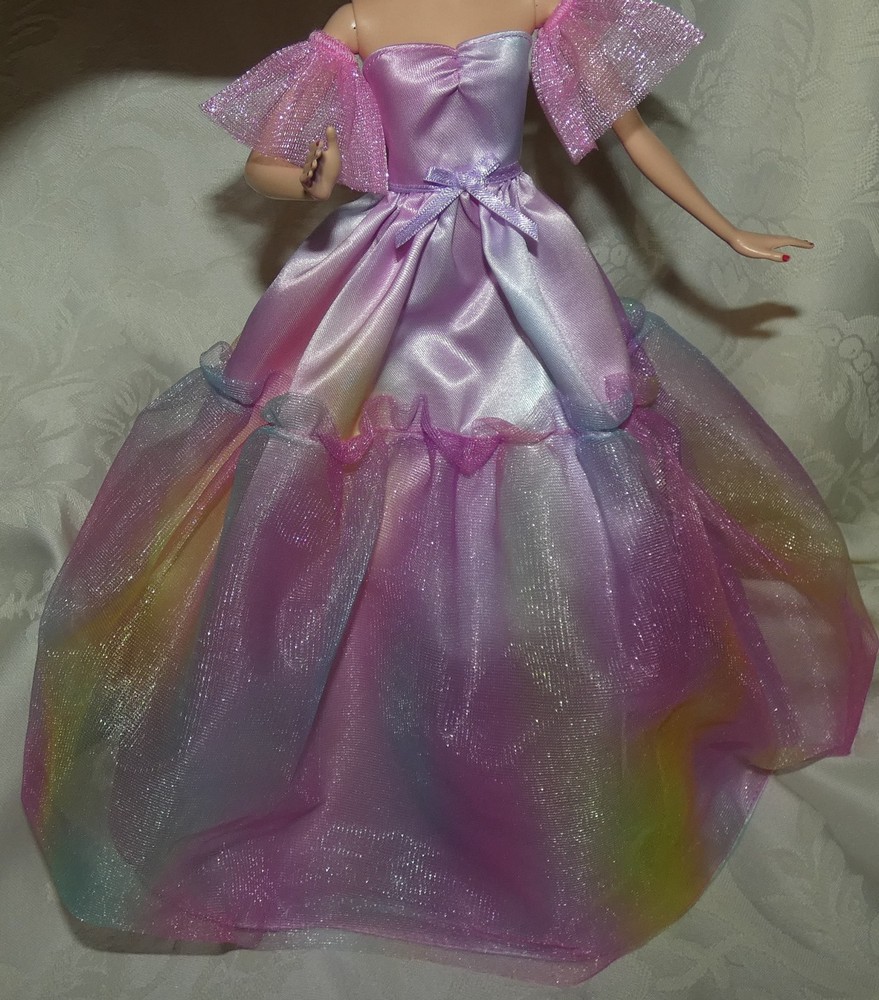Barbie Model Muse 2026 Birthday Wishes Purple Pastel Gown Dress Fashion For Doll