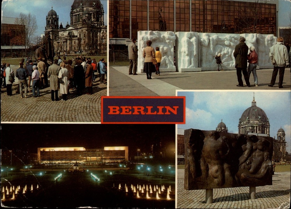 Berlin Germany View vintage postcard r318