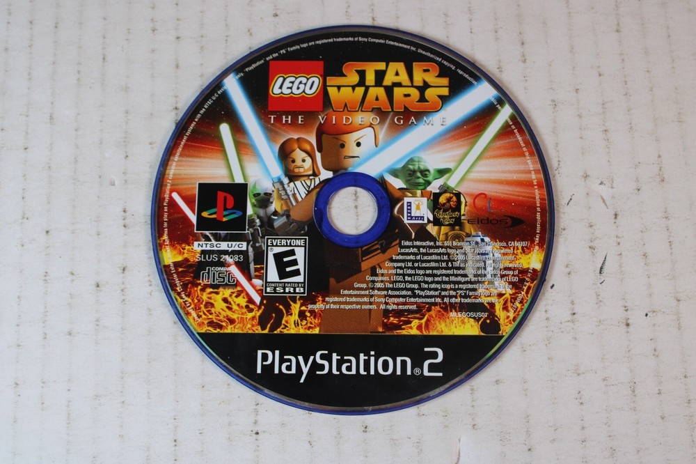 Lego Star Wars The Video Game (Sony PlayStation 2 PS2) Authentic, game disc only