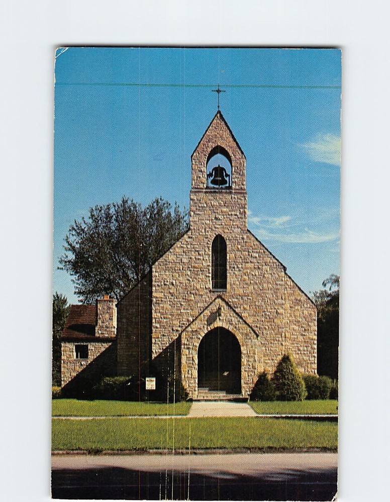Postcard First Methodist Church Hicksville Ohio USA