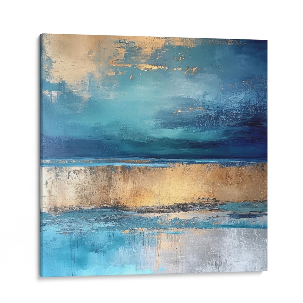 Abstract Seascape Canvas Art Print, Bold Modern Home Decor