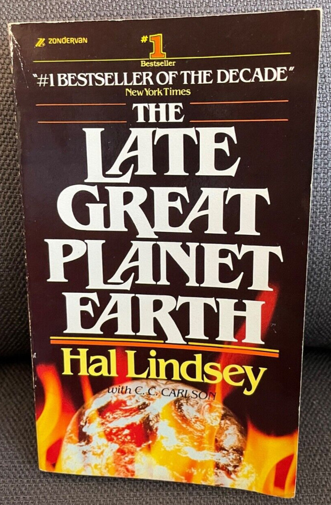 The Late Great Planet Earth By Hal Lindsey, Zondervan 1977 Vintage Paperback