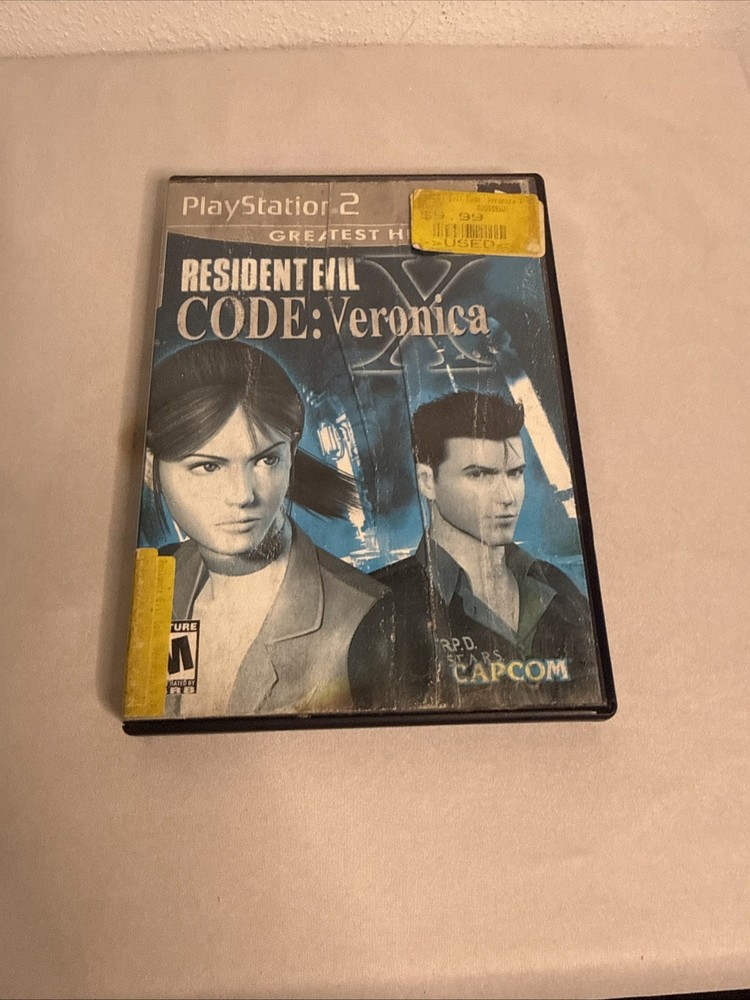 Resident Evil Code: Veronica X (Sony PlayStation 2, 2001) Tested Working
