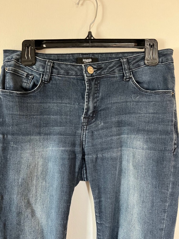 Kensie Jeans Denim Womens Knockout Skinny Mid Rise Size 2/26 Stretch Ankle