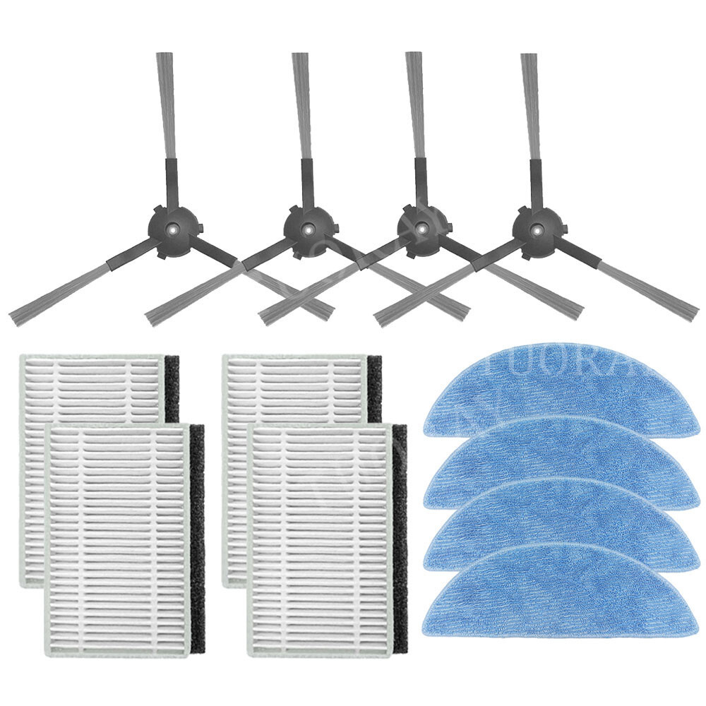 For ECOVACS YEEDI Y1 Plus Robot Vacuum Cleaner Filters Side Brushes Mop Sets New
