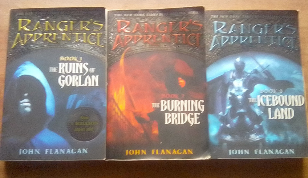 John Flanagan The RUINS Of GORLAN BURNG BRIDGE ICEBOUND LAND PB 3 BOOK LOT 1-3