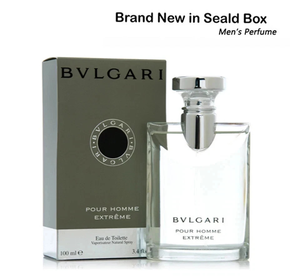 Bvlgari Pour Homme Extreme by Bvlgari Eau De Toilette Spray Men 100ml 3.4 Oz