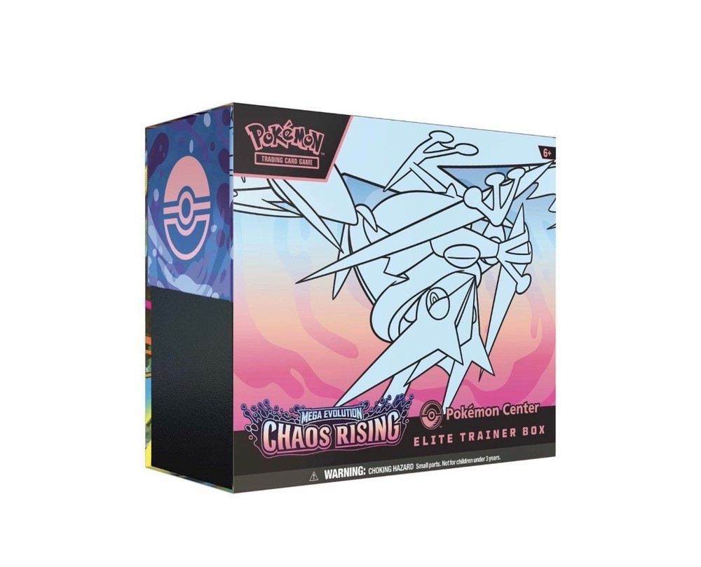 Pokemon Center Chaos Rising ETB’s 2X + Booster Box + Booster Bundle 2X *PRESALE*
