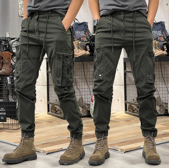 Men's Work Pants Outdoor Tactical Cargo Pants Cotton Casual Combat Trousers Gift